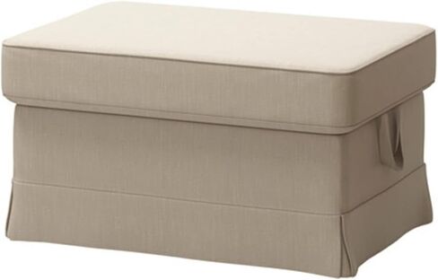 Ottoman Cover ONLY! for IKEA Ektorp Ottoman, Replacement Covers Ektorp Footstool, Customized Covers (Various Fabrics can be Selected) in Saudi Arabia