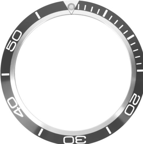 Aluminum Watch Bezel Insert Compatible with Omega Seamaster Planet Ocean 45.5mm Watch in Saudi Arabia
