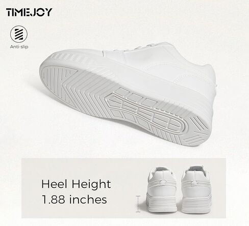 Women's Chunky Platform Sneakers Fashion Classic Tennis Shoes Lace-Up Non-Slip for Casual Walking & Light Sports in Saudi Arabia
