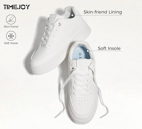 Women's Chunky Platform Sneakers Fashion Classic Tennis Shoes Lace-Up Non-Slip for Casual Walking & Light Sports in Saudi Arabia