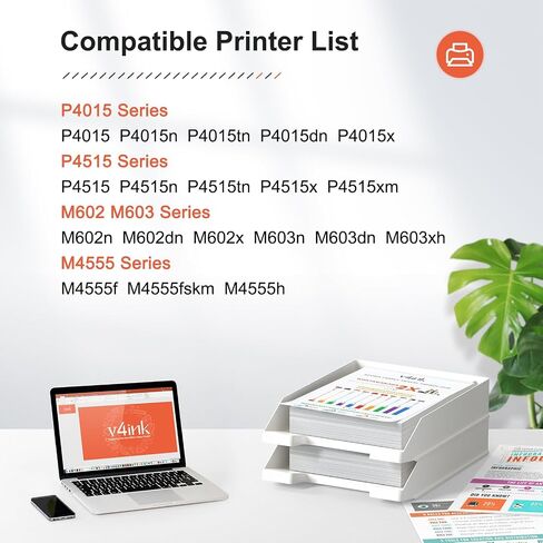 v4ink Compatible Toner Cartridge Replacement for HP 64X CC364X 90X CE390X (1-Pack, High-Yield) Work with Laserjet P4015 P4515, LaserJet Enterprise 600 M602 M603, LaserJet Enterprise M4555 Series in Saudi Arabia