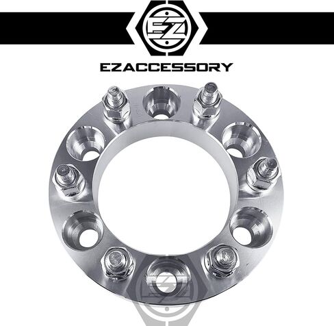 EZAccessory 4 Wheel Adapters 6x5.5 to 6x120 | 1.25" Thick Fits Toyota 6 Lug Nissan Frontier Up to 2004 & Mount Wheels from Canyon 15-22 in Saudi Arabia