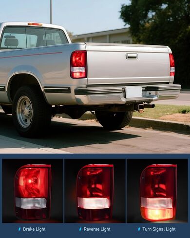 مجموعة الضوء الخلفي Nilight متوافقة مع 1993 1994 1995 1996 1997 Ford Ranger ضوء خلفي أحمر داكن طراز OE استبدال المصباح الخلفي للسائق وجانب الركاب in Saudi Arabia