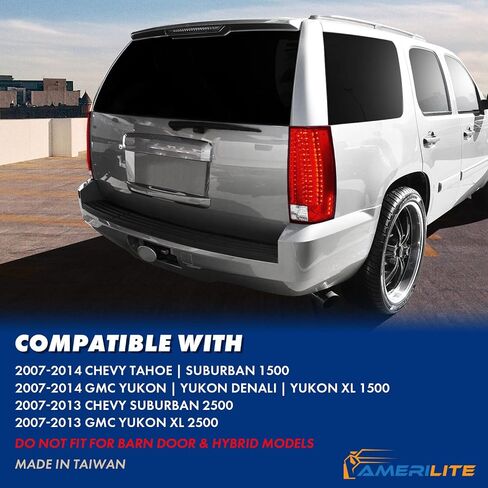 AmeriLite Red/Clear LED Tail Lights G5 For Chevy Tahoe/Suburban/Yukon - Passenger and Driver Side in Saudi Arabia