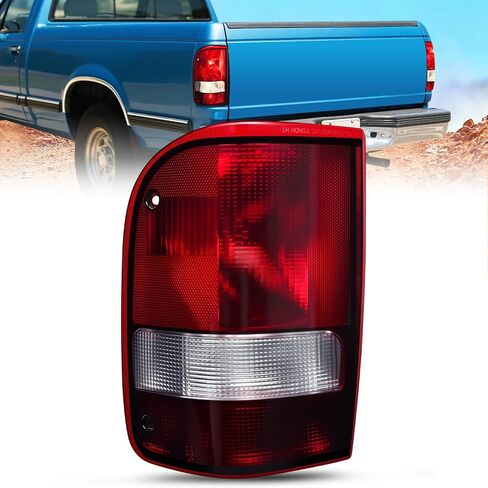مجموعة الضوء الخلفي Nilight متوافقة مع 1993 1994 1995 1996 1997 Ford Ranger ضوء خلفي أحمر داكن طراز OE استبدال المصباح الخلفي للسائق وجانب الركاب in Saudi Arabia