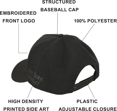 Bioworld Batman Symbol Embroidery with Pu Inlay Poly Wool B104 A Frame Snapback in Saudi Arabia