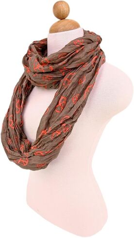 TrendsBlue Premium Peace Sign Infinity Loop Fashion Scarf in Kuwait