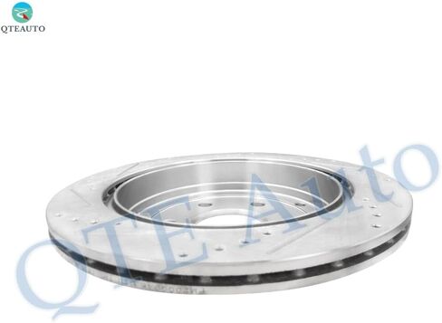 PM Auto Set of 4 Front 324.8 mm-Rear 331 mm Drilled Slotted Disc Brake Rotors For 2007-2016 GMC Acadia in Saudi Arabia