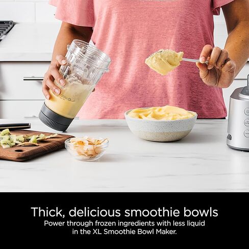 Ninja Blender, Compact Kitchen System, 1200W, 3 Functions for Smoothies, Dough & Frozen Drinks with Auto-IQ, 72-oz.* Blender Pitcher, 40-oz. Processor Bowl & 18-oz. Single-Serve Cup, Grey, AMZ493BRN in Saudi Arabia