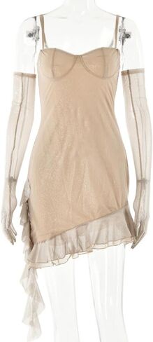 Womens Dress Teddy Sexy Lace Pajamas Mesh See Through Bra Shapewear Sleepshirts Dress for Women in Kuwait