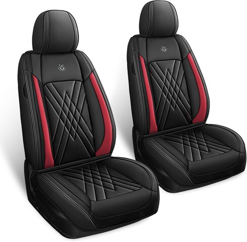 Seat Covers for Kia Sorento 2003-2025, Premium Leather Car Seat Protector, Waterproof, Airbag-Compatible & Durable Auto Interior Protection(5 Seats, Black&White, Standard) in Saudi Arabia