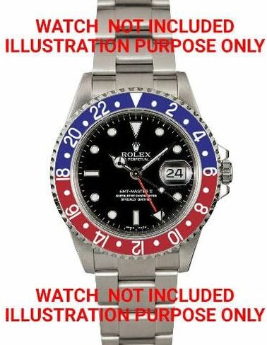 Ewatchparts Pepsi Bezel & Insert Compatible with Rolex GMT Master 2 Blue/RED 16700, 16710, 16760 in Saudi Arabia