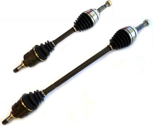 DTA TO20162018A front Left Right Pair - 2 New Premium CV Axles Compatible with 2003-2008 Toyota Matrix Pontiac Vibe FWD 5spd Manual Transmission Only in Saudi Arabia