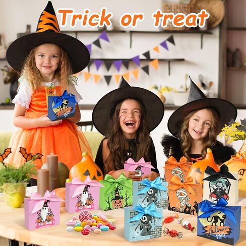 Nimbbex 24Pack Small Christmas Gift Bags,6 Designs Mini Xmas Gift Bags,5.1 * 4.5 * 2.2 Inch Christmas Goodie Bags with Ribbon,Christmas Bags for Gifts,Candy,Treat,Holiday,Eve in Saudi Arabia
