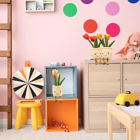 3 قطع من لعبة النباتات العصارية الناعمة من القطيفة، لعبة من القطيفة للنباتات الناعمة، وسادة من القطيفة لمحاكاة النباتات العصارية، هدية للأطفال (العصارة) in Kuwait