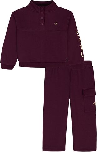 Calvin Klein girls Calvin Klein 2pc Fleece Pant Set in Saudi Arabia