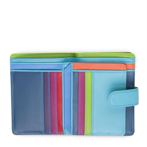 mywalit Medium Snap Leather Wallet | 9 Card Slots | ID Window & Zip Coin Pocket | Jamaica | Stylish & Compact Accessory for Men & Women | Perfect for Everyday Use in Saudi Arabia