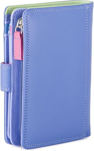 mywalit Medium Snap Leather Wallet | 9 Card Slots | ID Window & Zip Coin Pocket | Jamaica | Stylish & Compact Accessory for Men & Women | Perfect for Everyday Use in Saudi Arabia