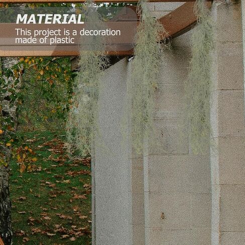 36 Inch Hanging Moss Decor - 1 Pcs Fake Moss - Artificial Plastic Spanish Dried Hanging Vine for Potted Plants Crafts Green Vines in Saudi Arabia