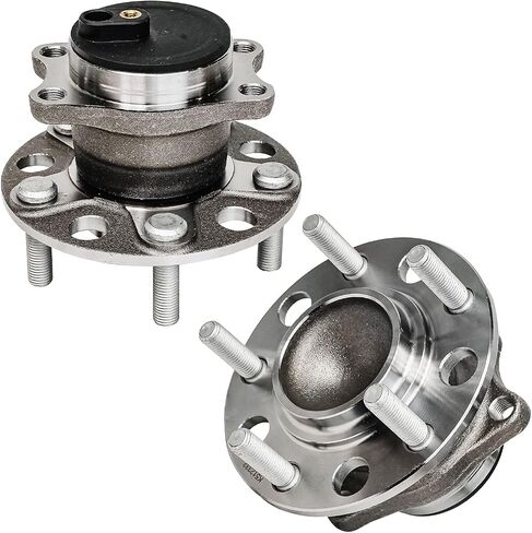 Detroit Axle - FWD Rear Wheel Bearing Hubs for Chrysler 200 Dodge Caliber Avenger Jeep Patriot Compass Sebring Mitsubishi Lancer Outlander Sport [w/ABS], 2 Wheel Bearing and Hubs Assembly Replacement in Saudi Arabia