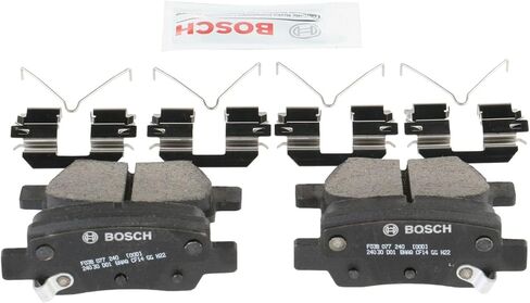 BOSCH BC2373 QuietCast Premium Ceramic Disc Brake Pad Set - Compatible with Select Hyundai Elantra; Kia Seltos; REAR in Saudi Arabia