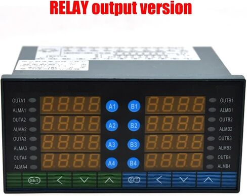 8 Channels Digital Thermostat Multifuncion 8 Ways PT100 Temperature Controller Measure Multi Points can Connect with 8 sensors(SSR Output Version) in Saudi Arabia