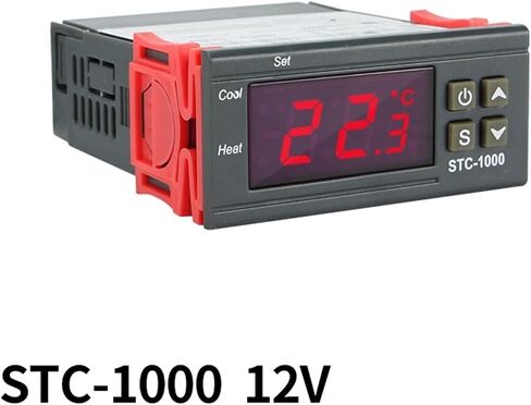 STC-1000/3028 12/24/220V Digital Temperature Controller for Incubator Relay LED Heating Cooling Thermoregulator Thermostat(STC-3028 24V) in Kuwait