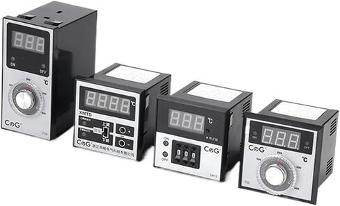 TED 72*72mm K J PT100 Type AC220V 110V 24V 380V Knob 0-100 300 400 600 Degree Digital Thermostat Powered Temperature Controller(K 0-600,220V) in Saudi Arabia