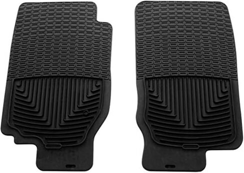 سجادات أرضية WeatherTech مناسبة لجميع الأحوال الجوية لسيارة BMW 135i، 128i، 328i، 330i - الصف الأول (W61)، أسود in Saudi Arabia