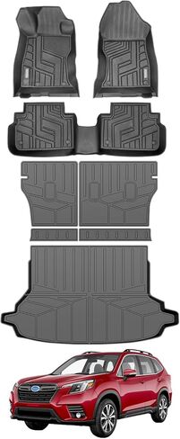Backrest Mat for 2019-2024 Subaru Forester Cargo Liner All Weather Rear Seat Back Protector Mat for 2019 2020 2021 2022 2023 2024 Subaru Forester Accessories in Kuwait