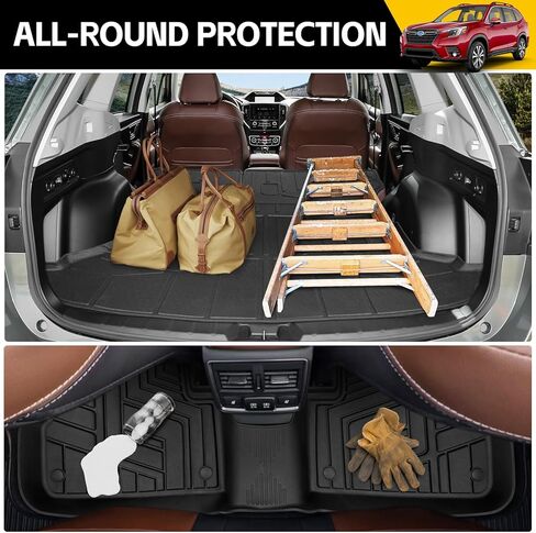 Backrest Mat for 2019-2024 Subaru Forester Cargo Liner All Weather Rear Seat Back Protector Mat for 2019 2020 2021 2022 2023 2024 Subaru Forester Accessories in Kuwait