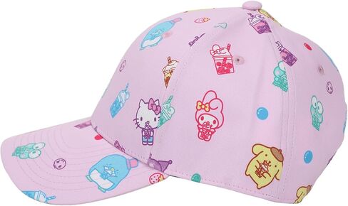 Hello Kitty and Friends AOP Drinks Sublimation On Poly B2 Structured Ball Cap Traditional Adjustable in Saudi Arabia