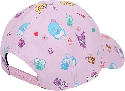 Hello Kitty and Friends AOP Drinks Sublimation On Poly B2 Structured Ball Cap Traditional Adjustable in Saudi Arabia