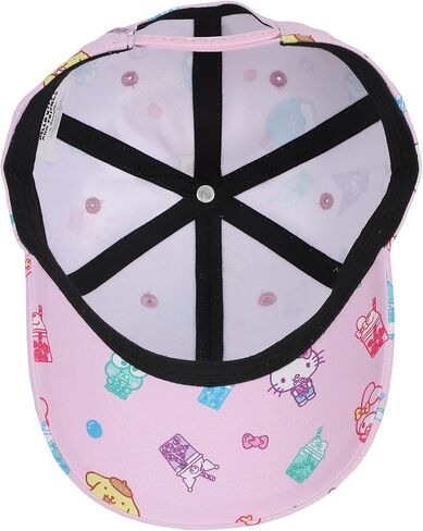 Hello Kitty and Friends AOP Drinks Sublimation On Poly B2 Structured Ball Cap Traditional Adjustable in Saudi Arabia