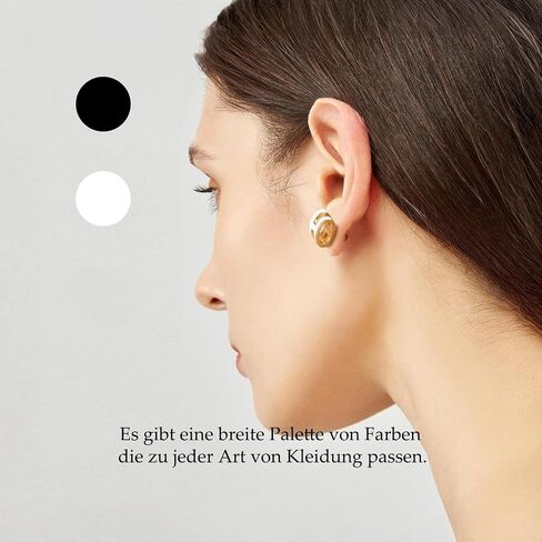H Letter Earrings for Women 18K Gold Plated Earrings Gold Stud Earrings for Women Hypoallergenic Classic Round Letter Earring Stainless Steel Stylish Earrings Jewelry Gift for Women in Saudi Arabia