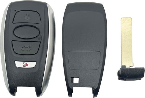 Replacement Keyless Entry Key Fob Cover fit for Subaru 2017-2024 Ascent Crosstrek Forester Impreza Legacy Outback CVT STI WRX Key Fob Shell (FCC ID: HYQ14AHK or 2AOKM-SB4) in Saudi Arabia