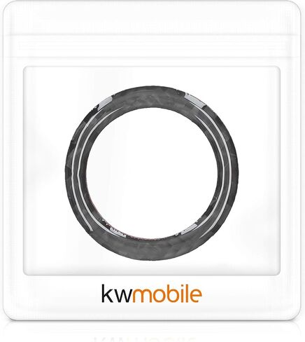 حلقة زر إيقاف التشغيل kwmobile متوافقة مع BMW BMW 3 Series E90/E91/E92/E93 - غطاء تقليم السيارة من ألياف الكربون - أسود in Saudi Arabia