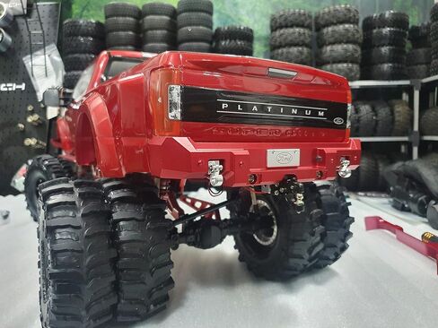 H-TECH RC CEN Racing Ford F450 SD 1/10 RTR مخصص ثنائي وصلة سحب الشاحنة Muont in Kuwait