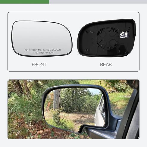 SCITOO Side View Mirror Glass Right Side Fit For 2005 For Chevy VENTURE 2005-2006 For PONTIAC MONTANA 2005-2008 For Chevy UPLANDER W/HEATED Replacement Exterior Mirror Glass in Saudi Arabia