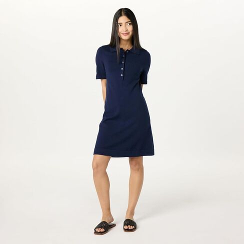 The Drop Womens Tenise Polo Mini Sweater Dress in Saudi Arabia