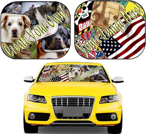 MSD Car Sun Shade Windshield Sunshade Universal Fit 2 Pack, Block Sun Glare, UV and Heat, Protect Car Interior, Image ID: 19642455 Colorful Abstract Fumes Flames Background Illustration in Saudi Arabia