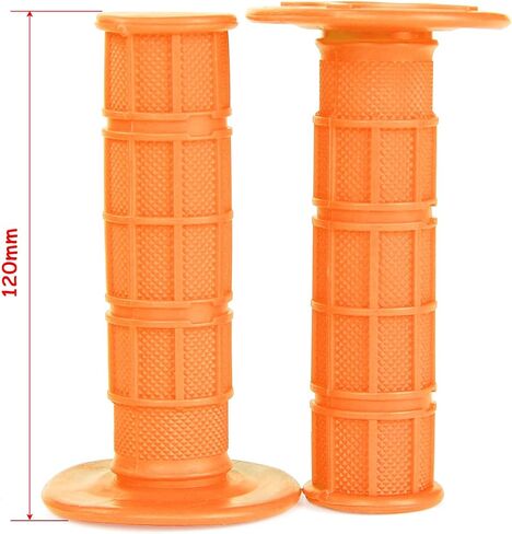مقابض الدراجات النارية 22 مم، مقابض شريط اليد 7/8 بوصة للدراجات النارية CRF YFZ RMZ KXF 50cc 110 125 140 150cc الدراجة الترابية (برتقالي) in Saudi Arabia