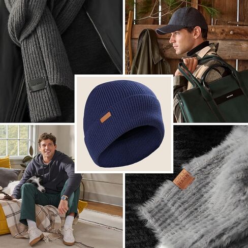 Cole Haan Heritage Rib Cuff Wool Beanie Hat, One Size in Saudi Arabia