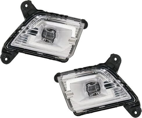 مصباح ضباب LED للسائق الأمامي وجانب الركاب من Garage-Pro لسيارة شيفروليه سيلفرادو 1500 2019-2022 مع لمبة (مصابيح) كابينة الطاقم واستبدال الكابينة الممتدة # 87816043، 84509651، 87816044، 84509652 in Saudi Arabia