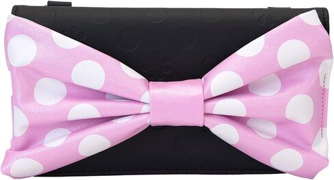 Loungefly Disney Minnie Floral Rock The Dots Clutch Crossbody Bag in Saudi Arabia