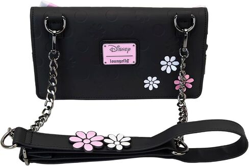 Loungefly Disney Minnie Floral Rock The Dots Clutch Crossbody Bag in Saudi Arabia