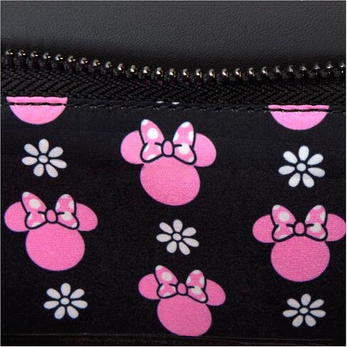 Loungefly Disney Minnie Floral Rock The Dots Clutch Crossbody Bag in Saudi Arabia