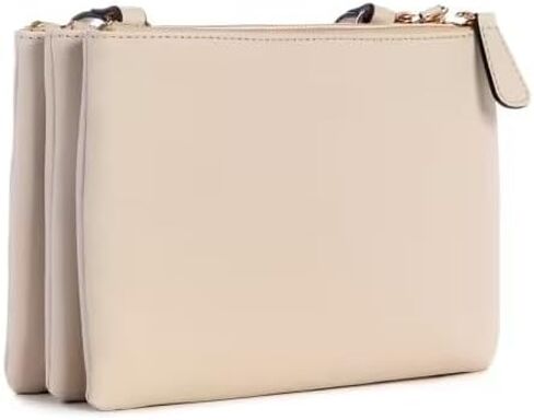 حقيبة كروس نسائية من GUESS Factory باللون الأبيض من Akir ذات حجرة ثلاثية in Saudi Arabia