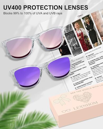 Trendy Polarized Sunglasses Women, Lightweight UV400 Polarized Glasses For Fishing Birthday Gift for Driving Beach in Saudi Arabia