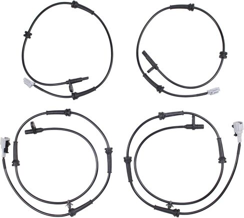 MOTOKU Front Rear ABS Wheel Speed Sensors Set for Nissan X-Trail 2009-2012 Rogue 2008-2014 Rogue Select 2014-2015 2.5L Engine Left Driver and Right Passenger Side in Saudi Arabia